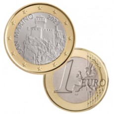 São Marino 1€ 2021 Corrente 